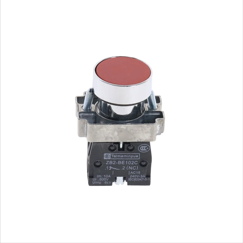 Red Push Button ZB2-BE101C 240 V